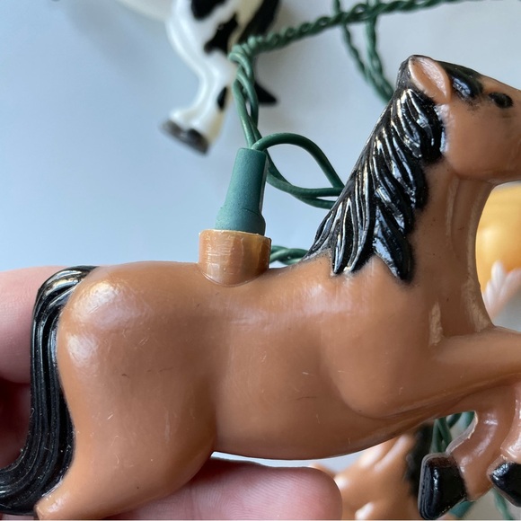 Vintage 90s 1994 Primal Lite Rarin’ to Go Horses String Lights - Picture 11 of 15